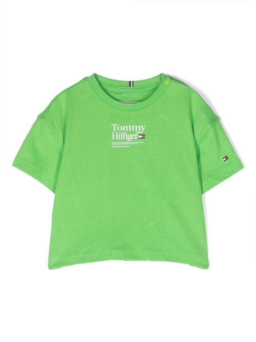 Tommy Hilfiger logo-print Cotton T-shirt - Farfetch