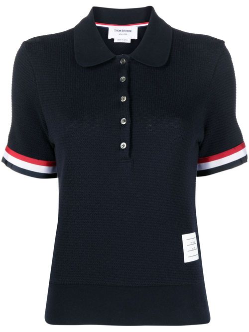 Thom Browne RWB-stripe cotton...