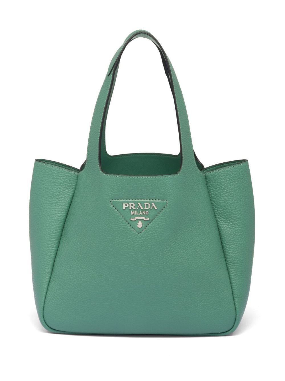 Prada logo plaque tote bag Green 2500.00 Mirror Online