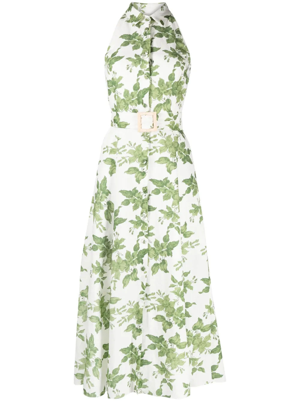 Sachin Babi Casey leaf print dress Green 488.00 Mirror Online