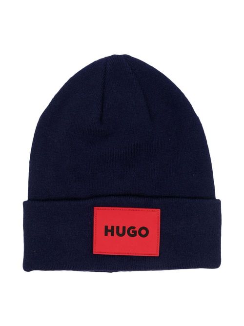 HUGO KIDS logo-patch knitted...