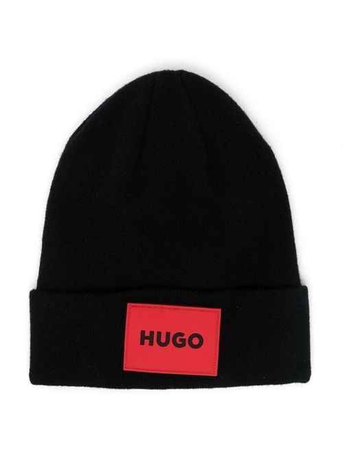 HUGO KIDS logo-patch knitted...