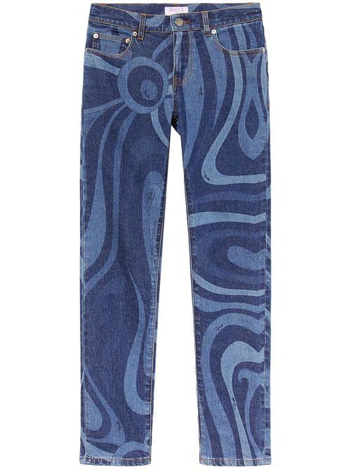 PUCCI Printed stretch stirrup leggings