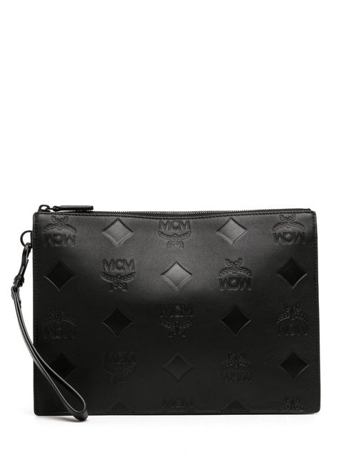 MCM Aren monogram leather...