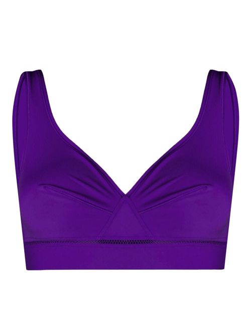 ERES Chiffon crop-top Bra - Farfetch