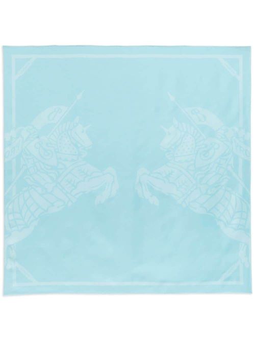 Burberry EKD-print silk scarf...