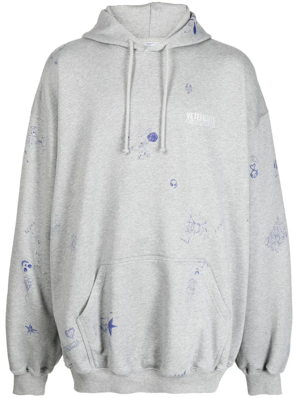 Vetements long hotsell sleeve hoodie