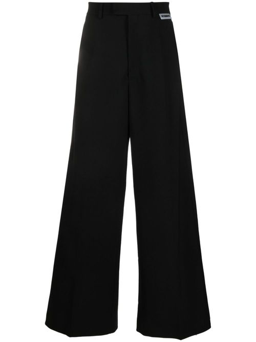 VETEMENTS Hi-Speed wide-leg trousers - Black, Compare