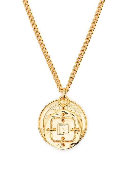 Rabanne medallion pendant...