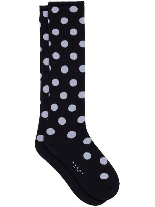 Marni polka-dot intarsia...