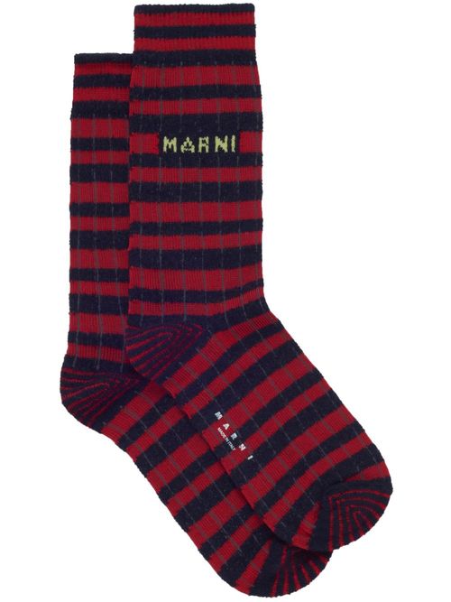 Marni intarsia-knit striped...