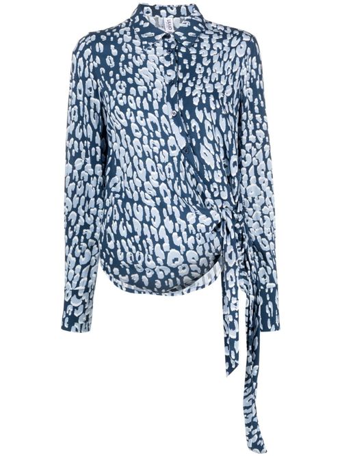 LIU JO leopard-print wrap...