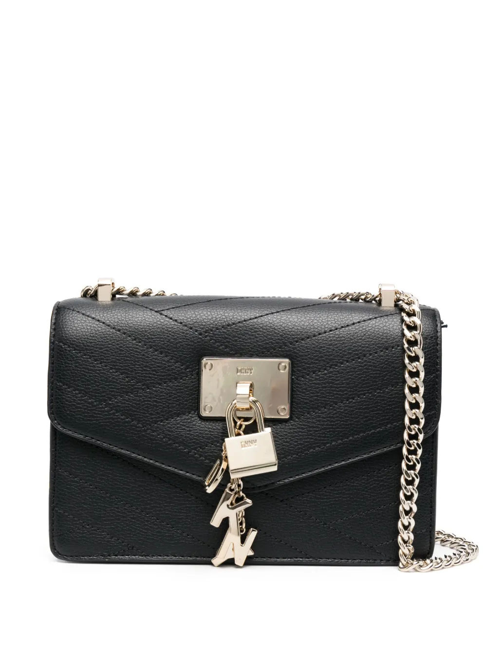 Dkny bag best sale black leather