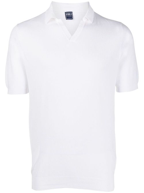 Fedeli short-sleeved cotton...