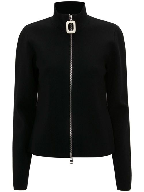 JW Anderson zip-up fine-knit...