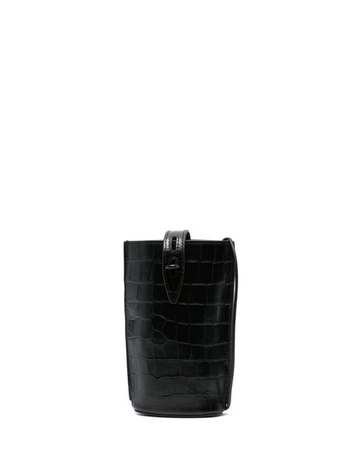 Furla Unica Croc-Print Leather Tote Bag