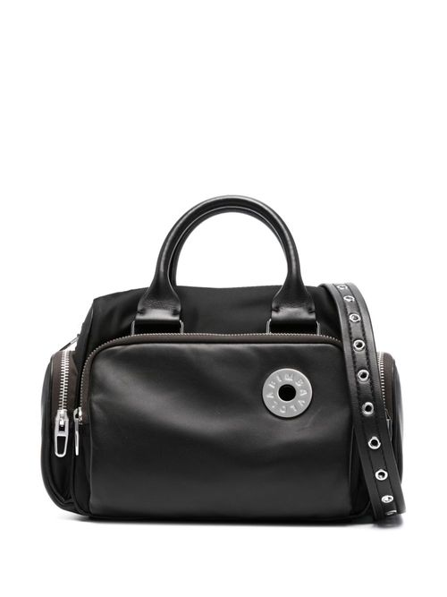 Bimba Y Lola Medium Chimo-plaque Tote Bag - Black