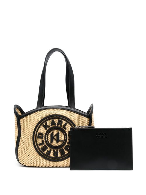 Karl Lagerfeld logo-print Tote Bag - Neutrals