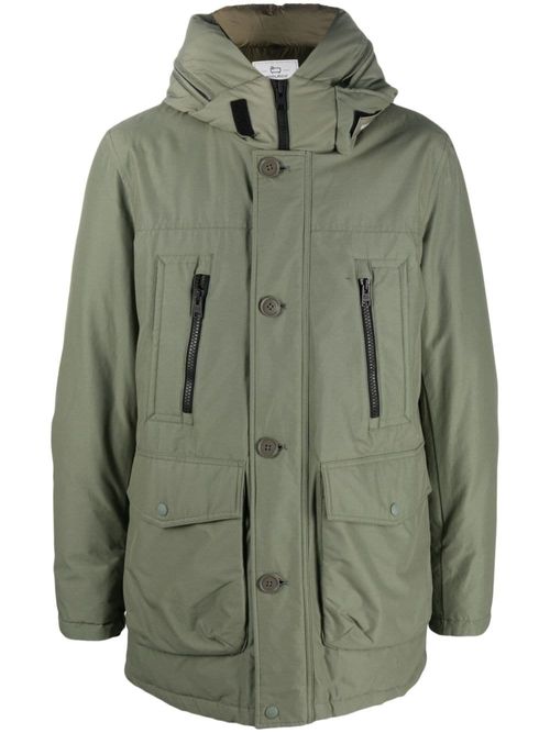 Woolrich feather down hooded...