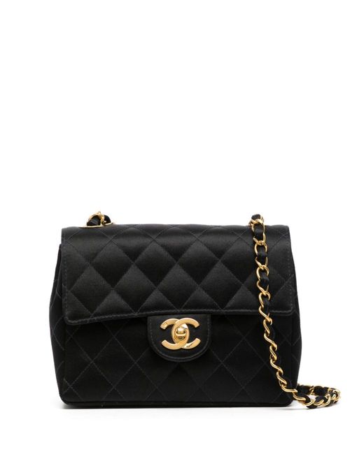 Chanel Pre Owned small Straight Flap shoulder bag - ShopStyle