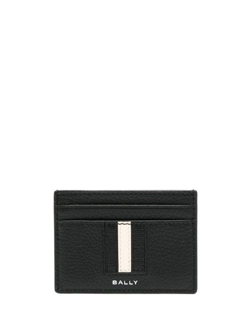 Bally logo-print leather...