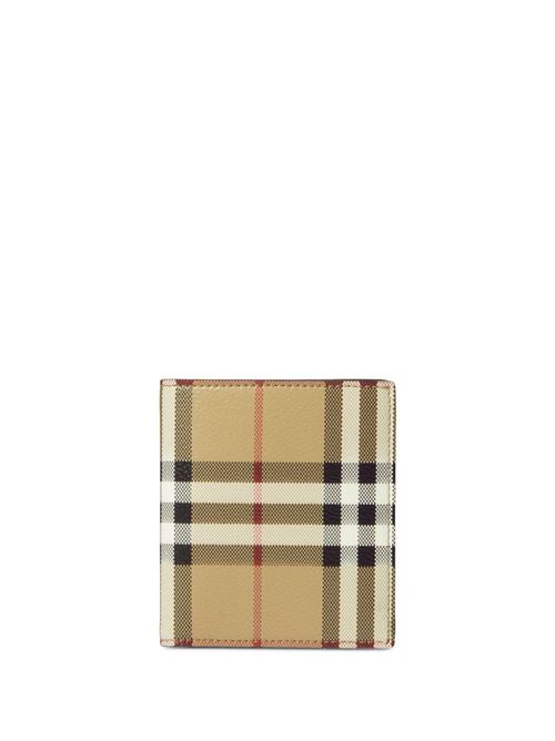 Burberry check-print bifold...