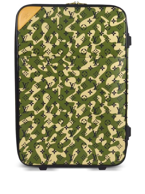 Louis Vuitton 2008 Pre-owned Camouflage Monogram Carry 60 Travel Bag - Green