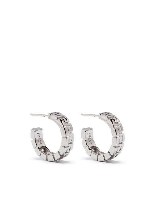 Versace Greca hoop earrings -...