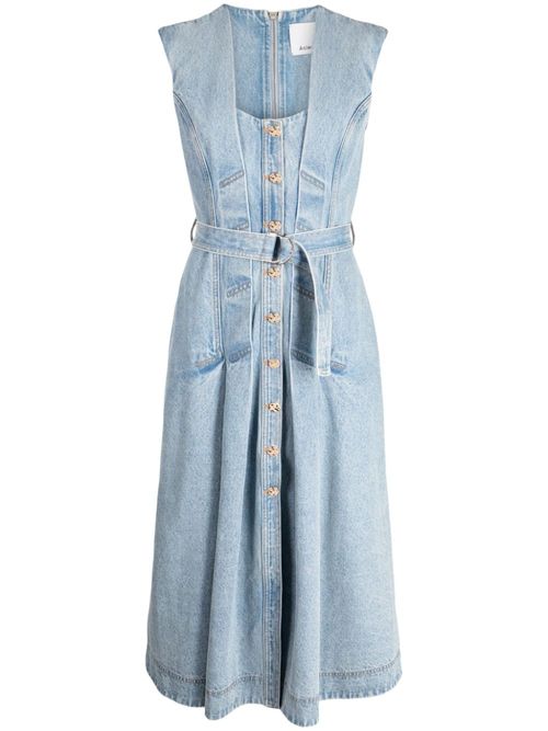 Acler Flaxton denim midi...