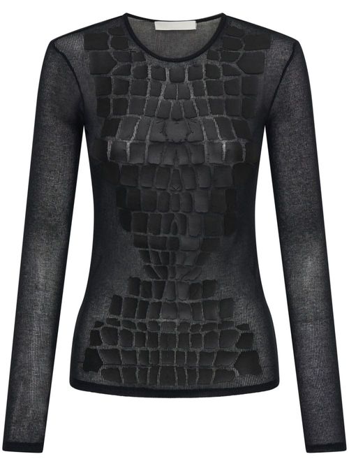 Dion Lee crocodile-print...