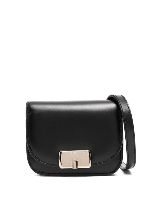 A.P.C. Virginie Small Bucket Bag in Black