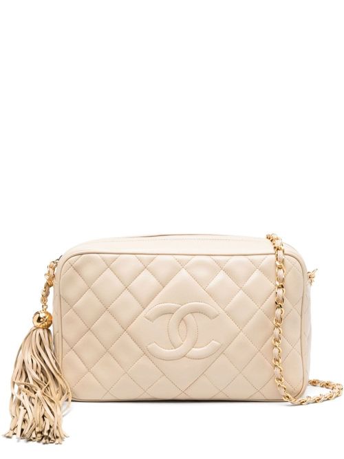 Chanel Pre-owned 1994-1996 Quilted Boxy 2way Bag - Black