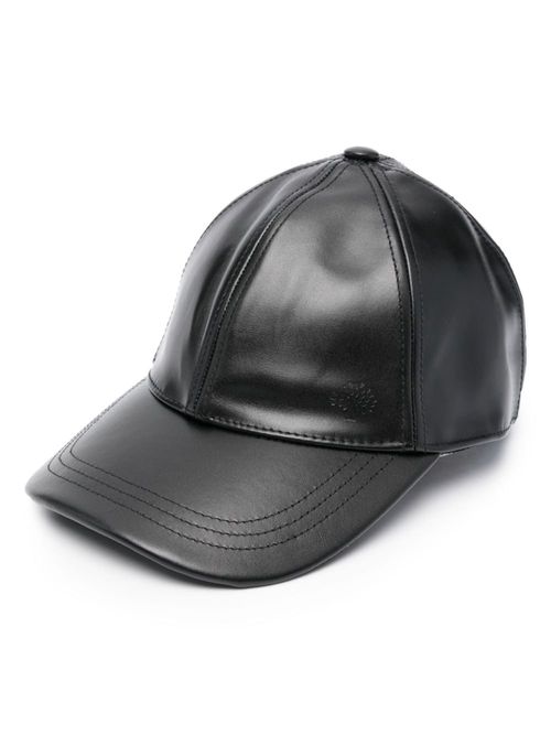 Mulberry leather baseball cap...