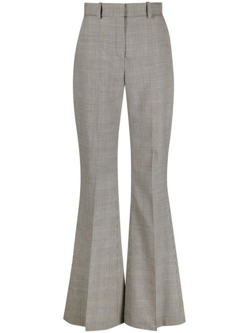 Balmain plaid-check tailored trousers - Black, £810.00