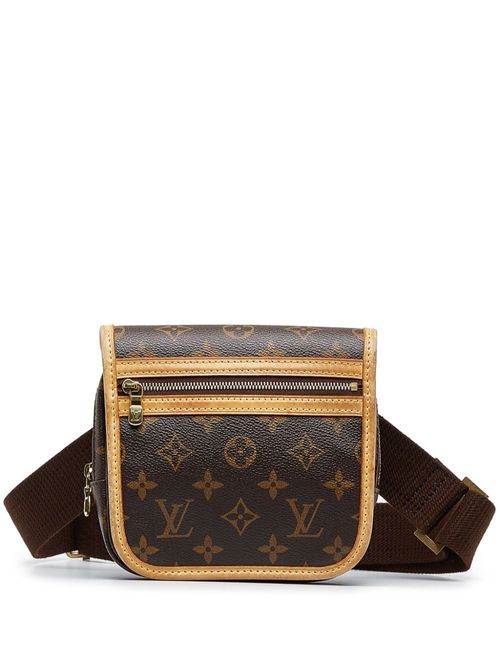 Louis Vuitton Bosphore Brown Gold Plated Shoulder Bag (Pre-Owned)