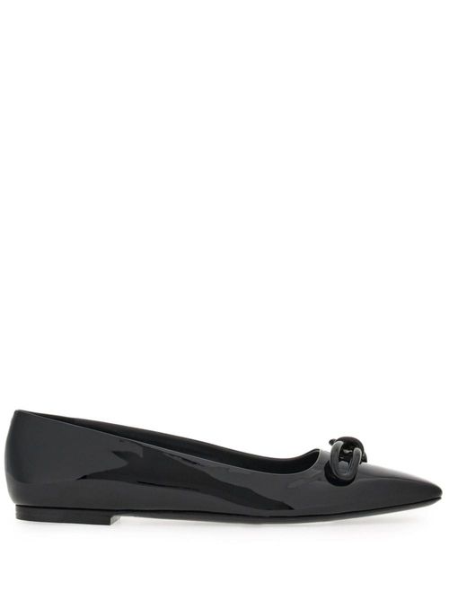 Ferragamo Viva Bow Ballerina Flats - Farfetch