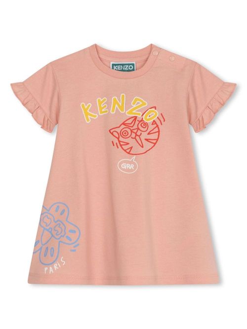 Kenzo Kids logo-print cotton...