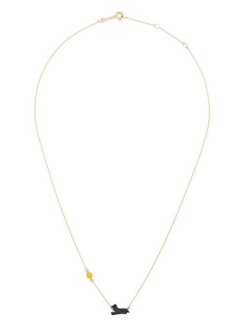 Aliita 9kt yellow gold enamel...