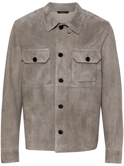 TOM FORD microsuede shirt...