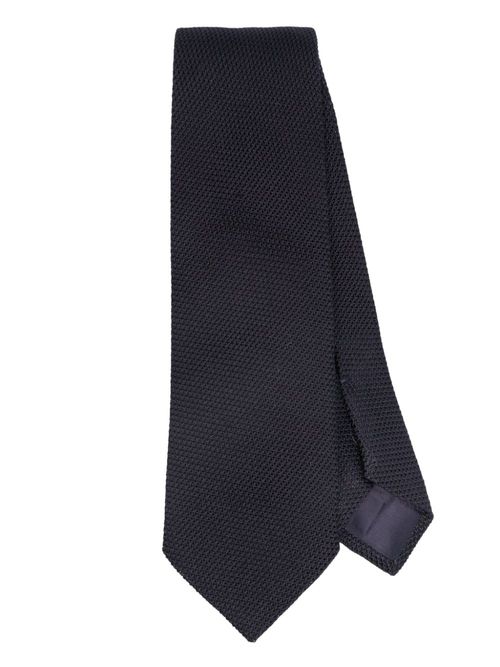 Tagliatore textured silk tie...