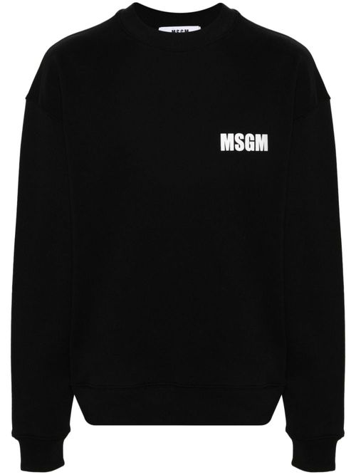 MSGM logo-print cotton...