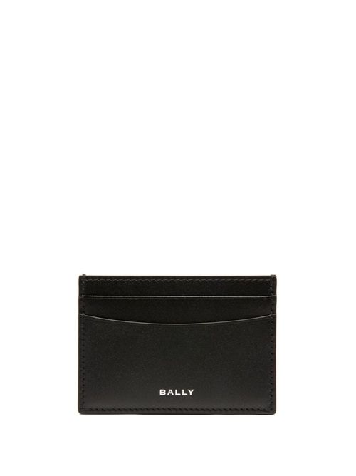 Bally logo-print leather...