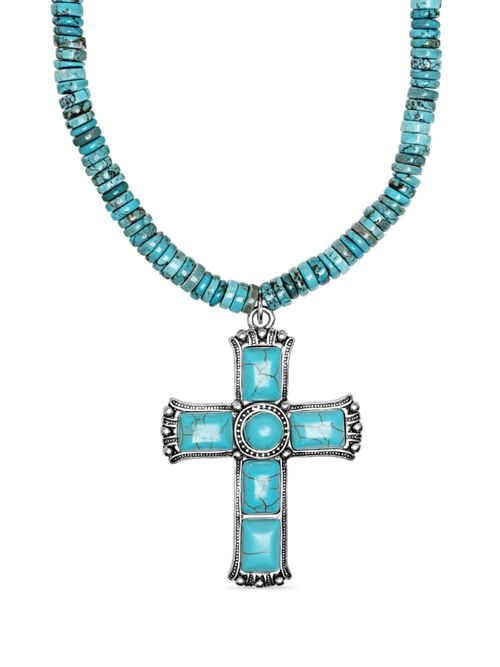 Nialaya Jewelry cross-pendant...