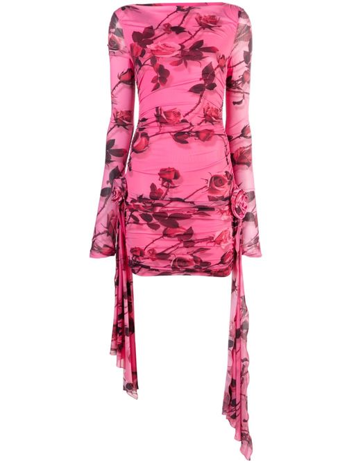 Blumarine rose-print bodycon...