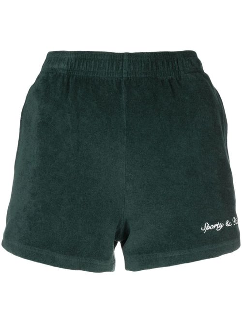 Sporty & Rich elasticated-waistband Track Shorts - Farfetch