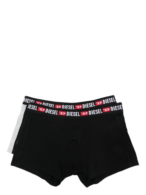 Diesel logo-waistband boxers (pack of two) - Black