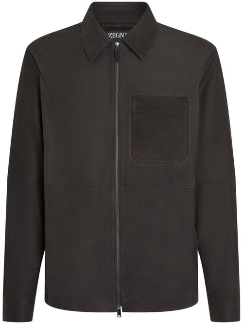 Zegna SECONDSKIN zip-front...