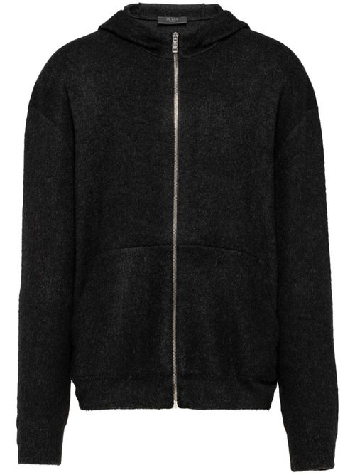 Prada zip-front cashmere...