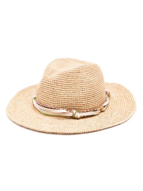 Bimba y Lola woven-raffia sun...