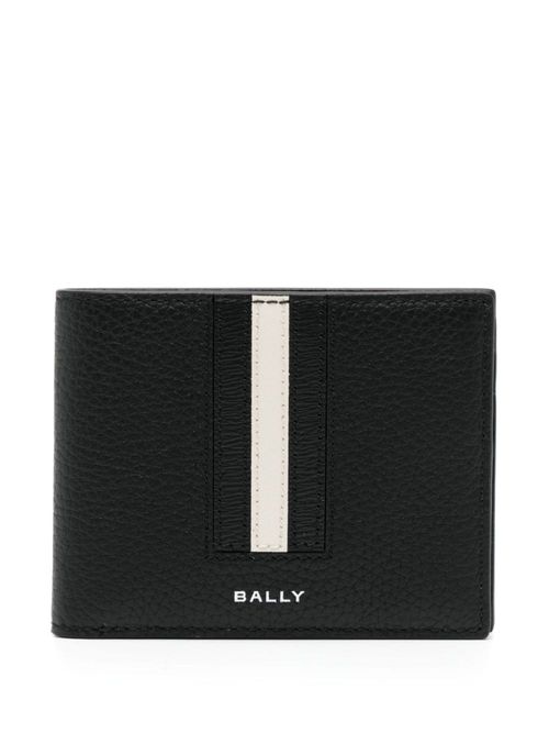 Bally logo-print leather...